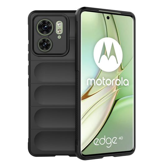 Etui do Motorola Edge (2023) / Edge 40, Techsuit, Magic Shield, czarne