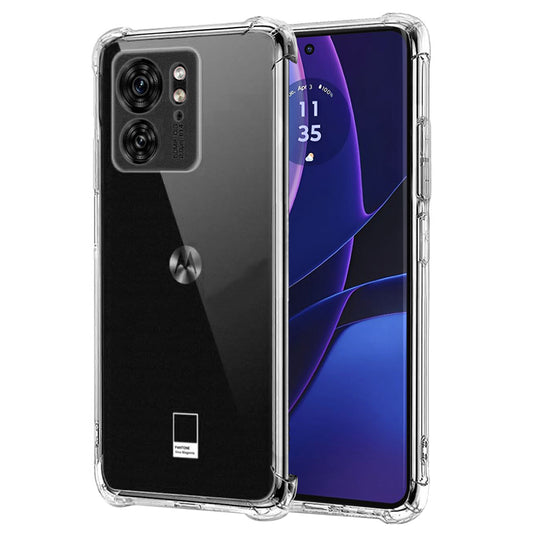 Etui na Motorola Edge (2023) / Edge 40, Techsuit, Przezroczyste odporne na wstrząsy