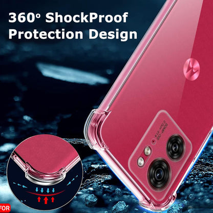 Case for Motorola Edge (2023) / Edge 40, Techsuit, Shockproof Clear, Transparent