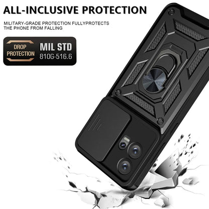 Case for Motorola Edge 30 Fusion, Techsuit, CamShield, Black