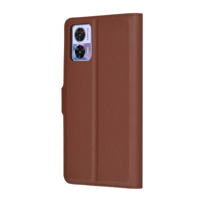 Etui na Motorola Edge 30 Neo, Techsuit, Leather Folio, Brązowe
