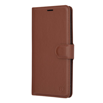 Etui na Motorola Edge 30 Neo, Techsuit, Leather Folio, Brązowe