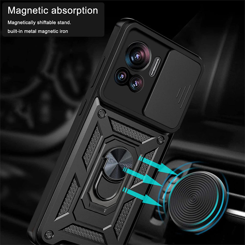 Etui na Motorola Edge 30 Ultra, Techsuit, CamShield, Czarna