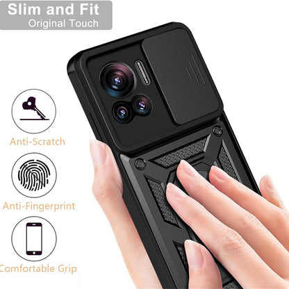 Etui na Motorola Edge 30 Ultra, Techsuit, CamShield, Czarna