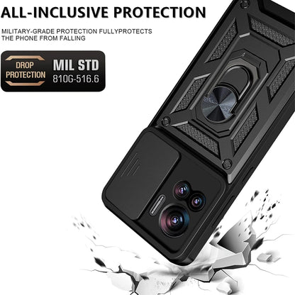 Etui na Motorola Edge 30 Ultra, Techsuit, CamShield, Czarna