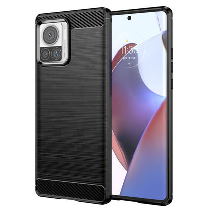 Etui na Motorola Edge 30 Ultra, Techsuit, Carbon, Czarny