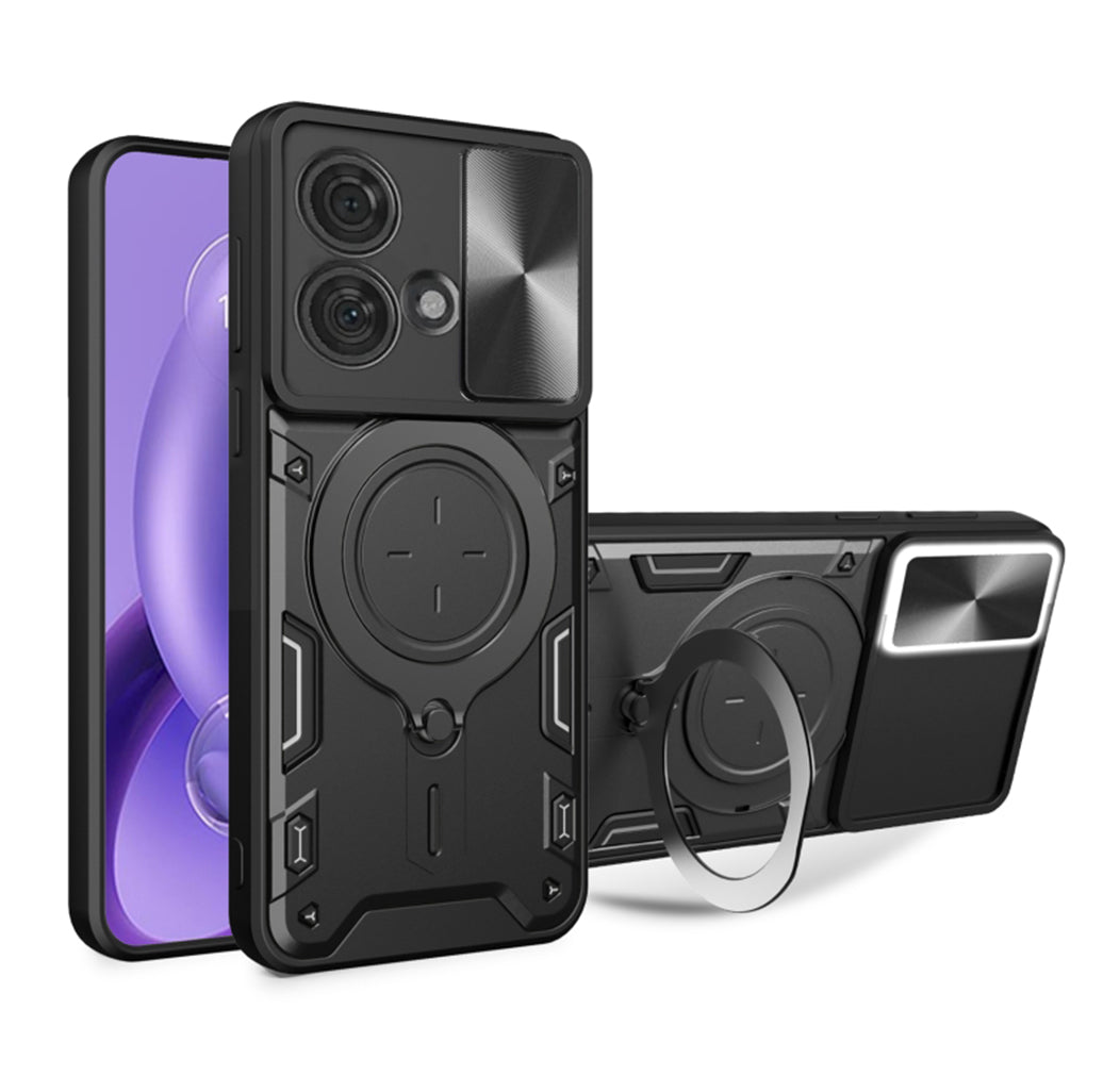 Etui na Motorola Edge 40 Neo, Techsuit, CamGuard Pro, czarne