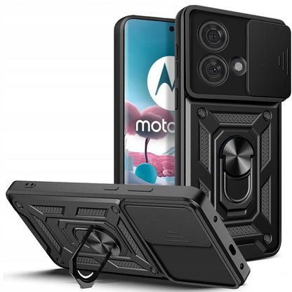 Etui na Motorola Edge 40 Neo, Techsuit, CamShield, Czarna