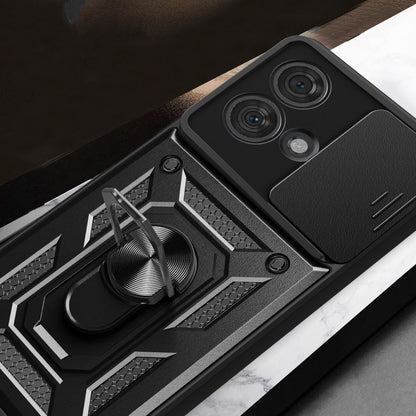 Etui na Motorola Edge 40 Neo, Techsuit, CamShield, Czarna