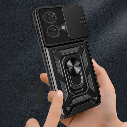 Etui na Motorola Edge 40 Neo, Techsuit, CamShield, Czarna