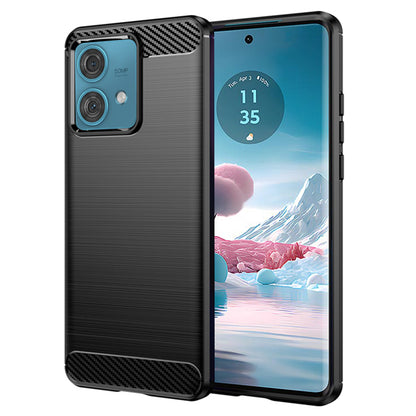 Etui do Motorola Edge 40 Neo, Techsuit, Carbon, Czarny