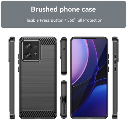 Etui do Motorola Edge 40 Neo, Techsuit, Carbon, Czarny