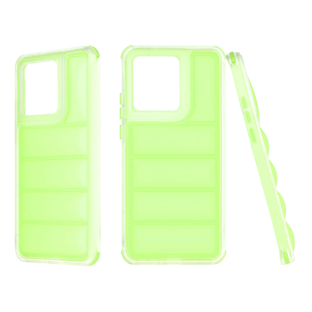 Etui na Motorola Edge 40 Neo, Techsuit, Wave Shield, Zielony