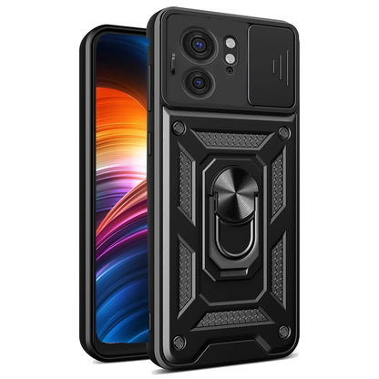 Etui na Motorola Edge 40, Techsuit, CamShield, czarne