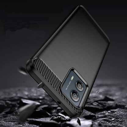 Etui na Motorola Edge 50 Fusion, Techsuit, Carbon, Czarny