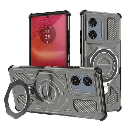 Etui do Motorola Edge 50 Fusion, Techsuit, Carbon Shield Pro, Dymione