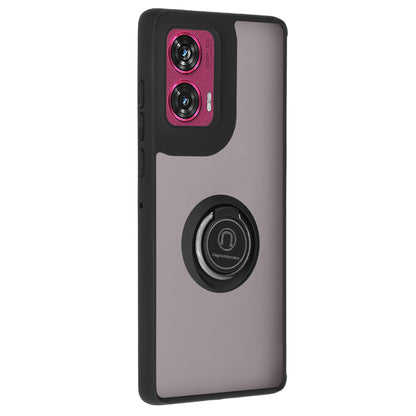 Etui na Motorola Edge 50 Fusion, Techsuit, Glinth, czarne