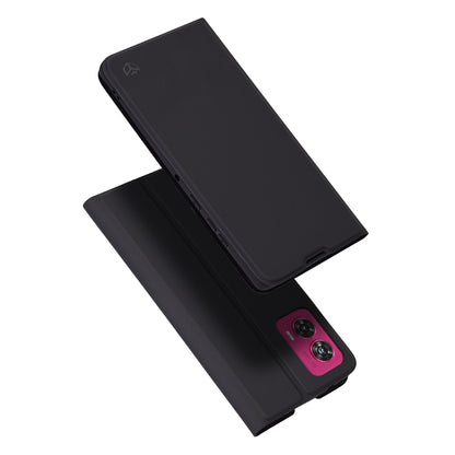 Case for Motorola Edge 50 Fusion, Techsuit, Magskin Book, Black