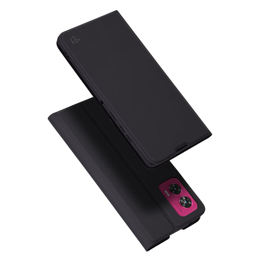 Etui na Motorola Edge 50 Fusion, Techsuit, Magskin Book, czarne