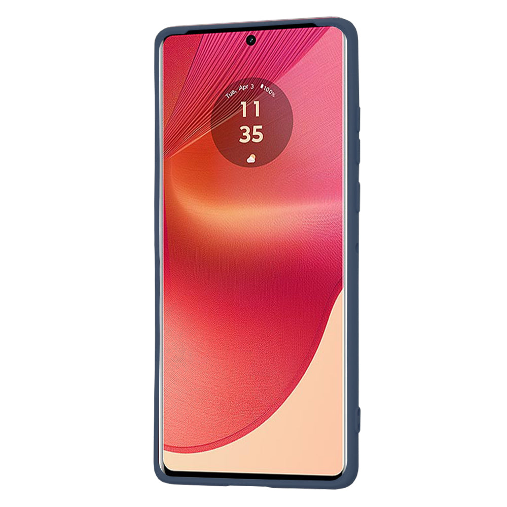 Etui na Motorola Edge 50 Fusion, Techsuit, SoftFlex, Granatowy