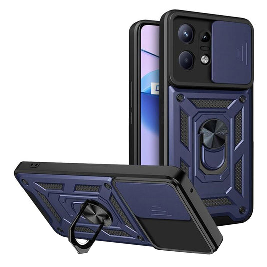 Etui na Motorola Edge 50 Pro, Techsuit, CamShield, Niebieskie