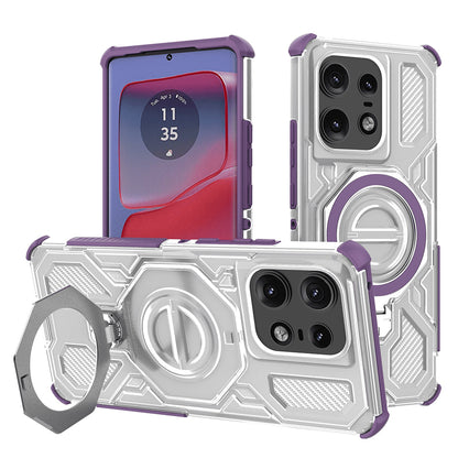 Case for Motorola Edge 50 Pro, Techsuit, Carbon Shield Pro, Purple