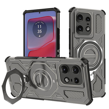 Etui do Motorola Edge 50 Pro, Techsuit, Carbon Shield Pro, Dymione