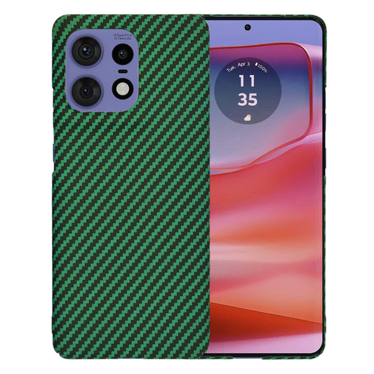 Etui na Motorola Edge 50 Pro, Techsuit, Carbonite FiberShell, Zielony