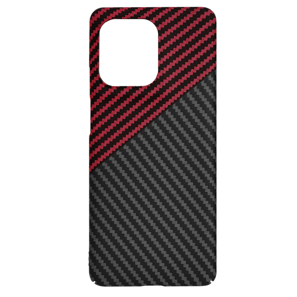 Etui na Motorola Edge 50 Pro, Techsuit, Carbonite FiberShell, Czarno-Czerwona