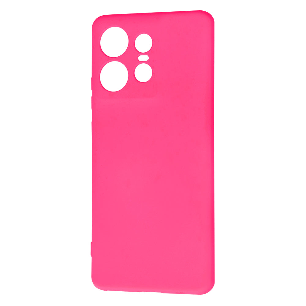 Etui na Motorola Edge 50 Pro, Techsuit, SoftFlex, Ciemnoróżowy