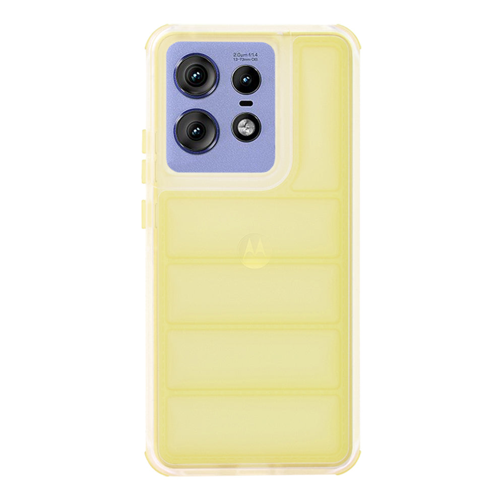 Etui na Motorola Edge 50 Pro, Techsuit, Wave Shield, Żółte