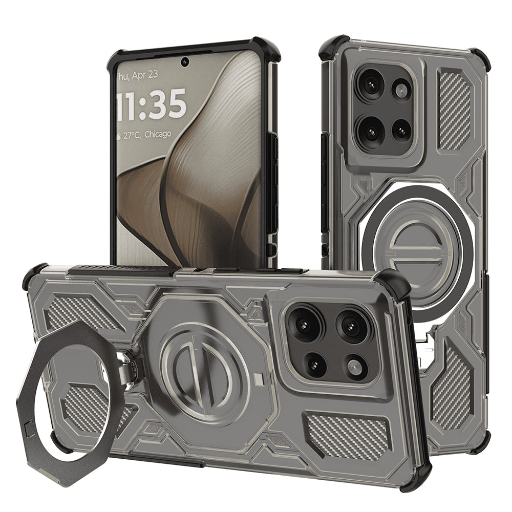 Etui do Motorola Edge 50, Techsuit, Carbon Shield Pro, Dymione