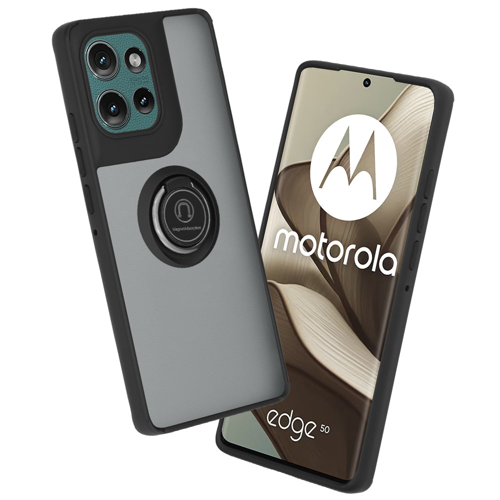 Etui na Motorola Edge 50, Techsuit, Glinth, czarne