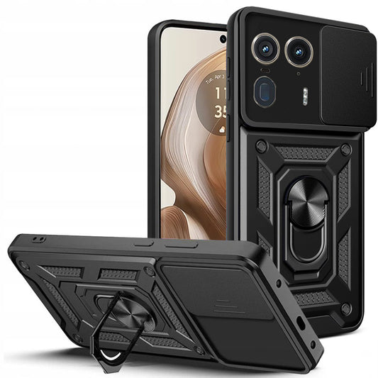 Etui do Motorola Edge 50 Ultra, Techsuit, CamShield, Czarna
