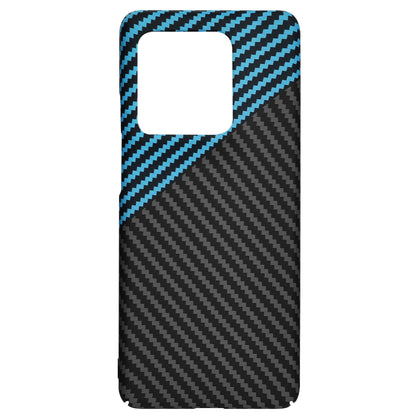 Etui na Motorola Edge 50 Ultra, Techsuit, Carbonite FiberShell, Czarna Bleu