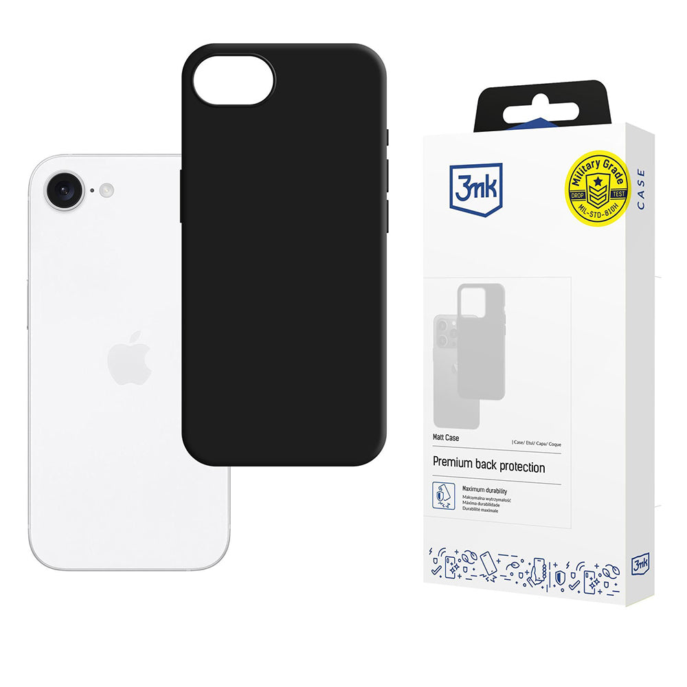 Case for Motorola Edge 60 Fusion / Edge 60, 3MK, Matte Black