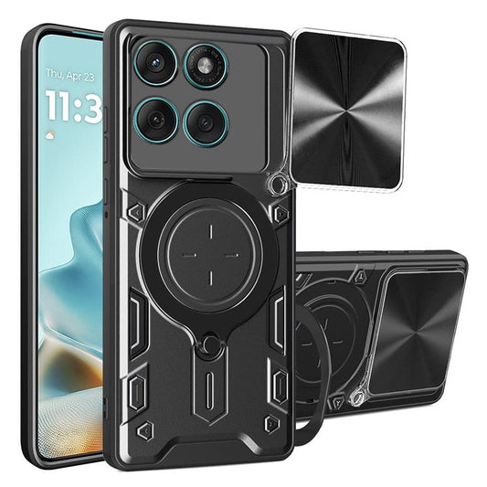 Etui na Motorola Edge 60 Fusion / Edge 60, Techsuit, CamGuard Pro, czarne
