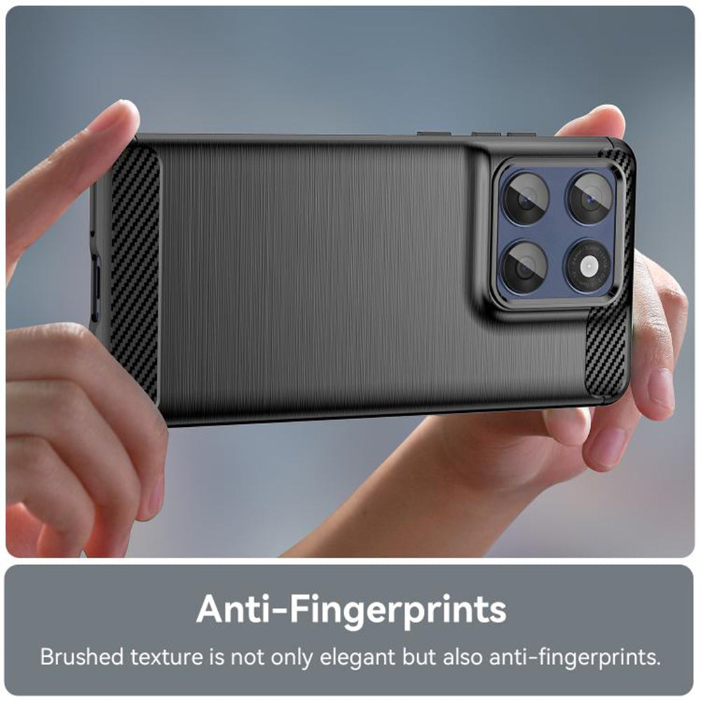 Etui na Motorola Edge 60 Fusion / Edge 60, Techsuit, Carbon, Czarny