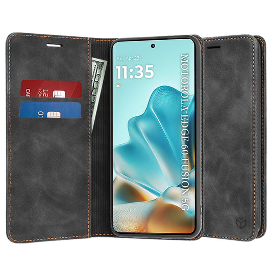 Etui na Motorola Edge 60 Fusion / Edge 60, Techsuit, Confy, czarne