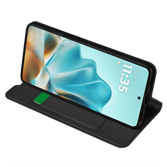 Etui na Motorola Edge 60 Fusion / Edge 60, Techsuit, Magskin Book, czarne