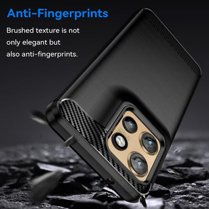 Etui na Motorola Edge 60 Neo / Edge 50 Neo, Techsuit, Carbon, Niebieskie