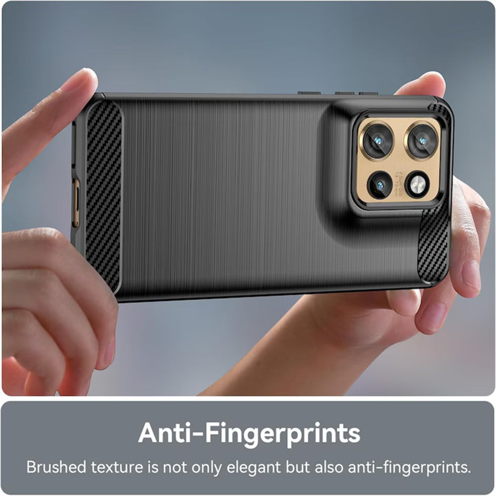 Etui na Motorola Edge 60 Neo / Edge 50 Neo, Techsuit, Carbon, Niebieskie