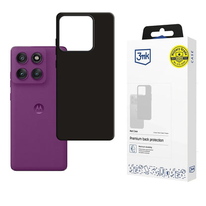 Etui do Motorola Edge 60 Pro, 3MK, Czarny Mat