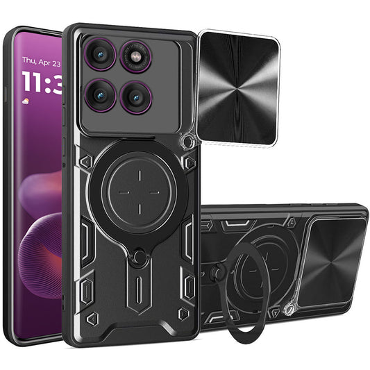 Etui na Motorola Edge 60 Pro, Techsuit, CamGuard Pro, czarne