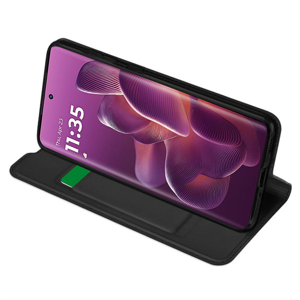 Etui na Motorola Edge 60 Pro, Techsuit, Magskin Book, czarne