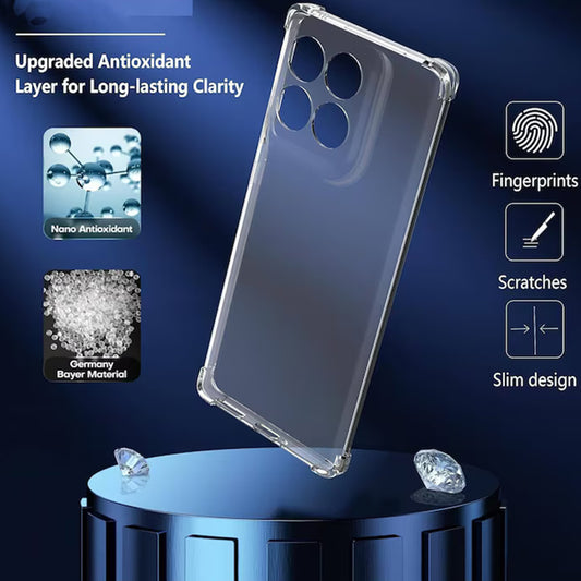 Etui na Motorola Edge 60 Pro, Techsuit, Shockproof Clear, Przezroczyste