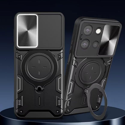 Etui na Motorola Edge 70 Fusion, Techsuit, CamGuard Pro, Niebieskie