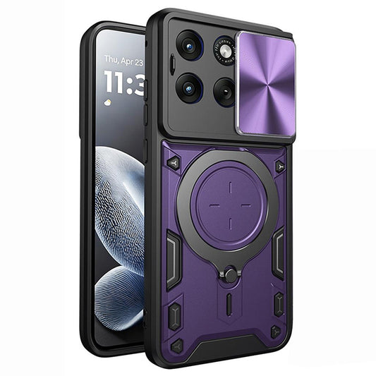 Etui na Motorola Edge 70 Fusion, Techsuit, CamGuard Pro, Fioletowy