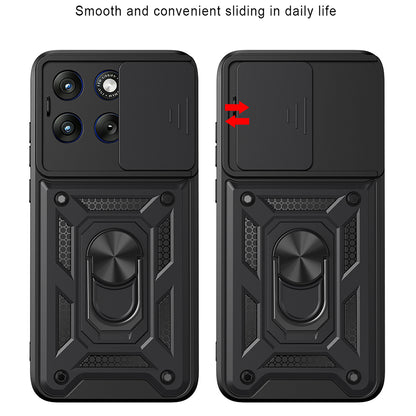 Etui na Motorola Edge 70 Fusion, Techsuit, CamShield, Niebieskie