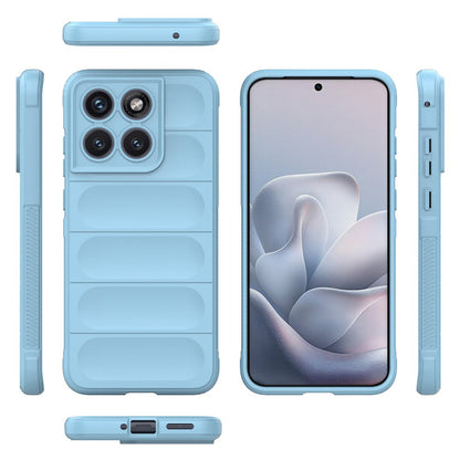 Etui na Motorola Edge 70 Fusion, Techsuit, Magic Shield, Niebieski